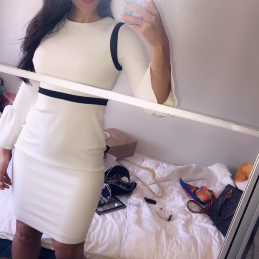Calvin Klein White Pencil Dress